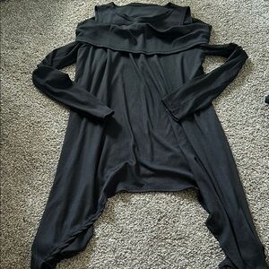 Black Long Sleeve Tunic Top